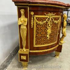 Monumentalna komoda -bufet w stylu barokowym - POSTACIE masywna