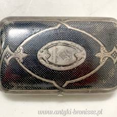 Tabakiera / papierośnica – Carska Rosja, Wilno 1883 r