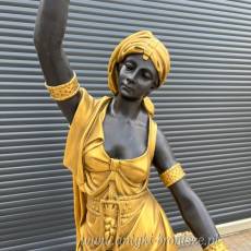 LAMPY POSTACIOWE - BRĄZ ZŁOCONY 215 cm