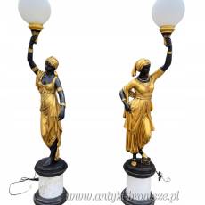 LAMPY POSTACIOWE - BRĄZ ZŁOCONY 215 cm