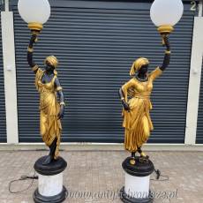 LAMPY POSTACIOWE - BRĄZ ZŁOCONY 215 cm