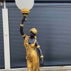 LAMPY POSTACIOWE - BRĄZ ZŁOCONY 215 cm