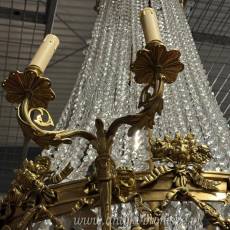 ŻYRANDOL PAŁACOWY kryształowa lampa KOLOS