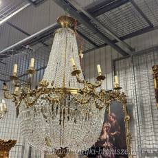 ŻYRANDOL PAŁACOWY kryształowa lampa KOLOS