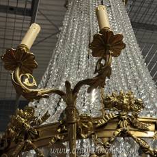 ŻYRANDOL PAŁACOWY kryształowa lampa KOLOS