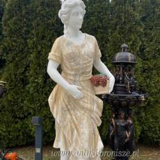 FIGURA Z MARMURU 205 cm PODSTAWA kobieta marmur
