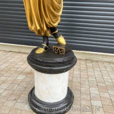 GRECZYNKI - MURZYNKI duże figury z brązu DONICE !!