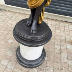 GRECZYNKI - MURZYNKI duże figury z brązu DONICE !!