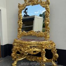 Monumentalna konsola z lustrem Rokoko 260 cm