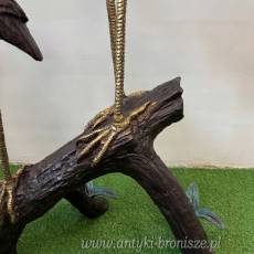 CZAPLE żurawie na konarze -FONTANNA Z BRĄZU