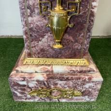 SŁUPKI MARMUROWE Z AMFORAMI unikat Bordo