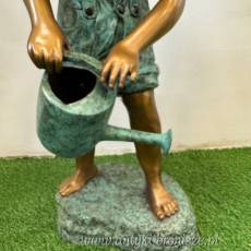 OGRODNIK - chłopiec FIGURA Z BRĄZU