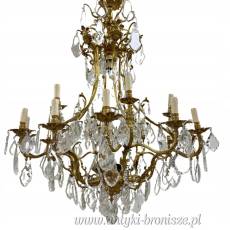ŻYRANDOL PAŁACOWY kryształowa lampa luxusowy