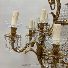 UNIKATOWA LAMPA KRYSZTAŁOWA -ŻYRANDOL PAŁACOWY