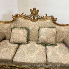 KOMPLET -WYPOCZYNKOWY w brązie - roccoco