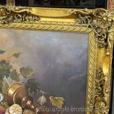 Pankiewicz - duży stary obraz martwa natura