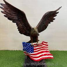 AMERYKAŃSKI ORZEŁ Z BRĄZU usa duży 88 cm