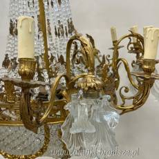 ŻYRANDOL PAŁACOWY -UNIKATOWA LAMPA KRYSZTAŁOWA