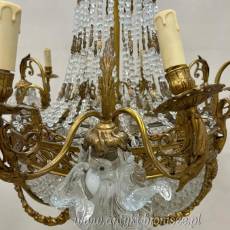 ŻYRANDOL PAŁACOWY -UNIKATOWA LAMPA KRYSZTAŁOWA