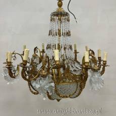 ŻYRANDOL PAŁACOWY -UNIKATOWA LAMPA KRYSZTAŁOWA