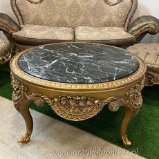 KOMPLET WYPOCZYNKOWY roccoco w brązie