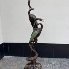 CZAPLE żurawie - FONTANNA Z BRĄZU 215 cm