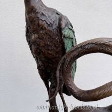 CZAPLE żurawie - FONTANNA Z BRĄZU 215 cm