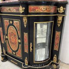 Pałacowa stylowa francuska- konsola lustrem -BOULLE 220 CM