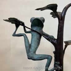 FIKAJĄCE ŻABY Z BRĄZU