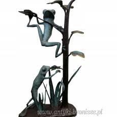 FIKAJĄCE ŻABY Z BRĄZU