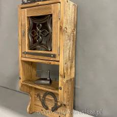 Szafka wisząca ze starego drewna