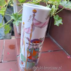 Rosenthal - Bjørn Wiinblad - "Commedia dell'arte" wazon z porcelany - poz. 7109