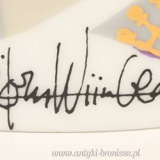 Rosenthal - Bjørn Wiinblad - "Commedia dell'arte" wazon z porcelany - poz. 7109