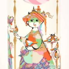 Rosenthal - Bjørn Wiinblad - "Commedia dell'arte" wazon z porcelany - poz. 7109