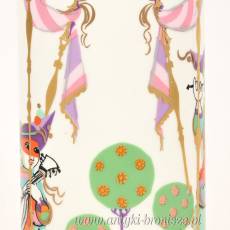 Rosenthal - Bjørn Wiinblad - "Commedia dell'arte" wazon z porcelany - poz. 7109