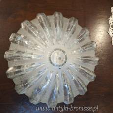 Lampa podsufitka / kinkiet "Art Déco" szklany abazur -