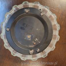 Lampa podsufitka / kinkiet "Art Déco" szklany abazur -