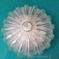 Lampa podsufitka/ kinkiet "Art Déco" szklany abazur - poz. 5083