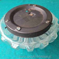 Lampa podsufitka/ kinkiet "Art Déco" szklany abazur - poz. 5083