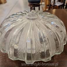 Lampa podsufitka/ kinkiet "Art Déco" szklany abazur - poz. 5083