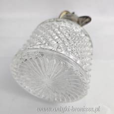 Karafka, dzbanek z platerowanym okuciem Italia lata 50te