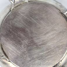 Secesyjny serwis do kawy mlecznik i cukiernica na tacy plater WMF 1900r