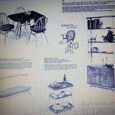 Barek mobilny proj. L. Ercolani, Ercol Anglia lata 60te