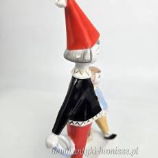 2 Klauny Arlekin Art Deco Hollohaza Węgry wys.21cm