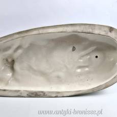 Podwójna figurka psy myśliwskie Retriever i Pointer Royal Dux czeskie Art Nouveau poł. XXw