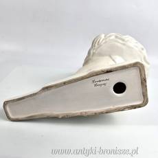 Balerina figurka w stylu Art Deco Oláh Sándor porcelana Węgry 1958r 26/27cm