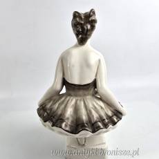 Balerina figurka w stylu Art Deco Oláh Sándor porcelana Węgry 1958r 26/27cm