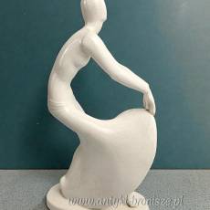 Figura Art Deco "Tänzerin" (Tancerka) Sitzendorfer Porzellanmanufaktur lata 20te