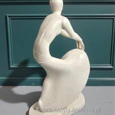 Figura Art Deco "Tänzerin" (Tancerka) Sitzendorfer Porzellanmanufaktur lata 20te