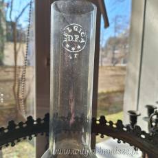 Lampa naftowa Holenderska, z bialym kloszem - poz. 1245